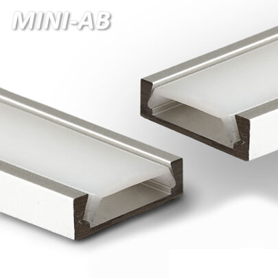 LED Montageprofil MINI-AB10, eloxiert L: 200cm