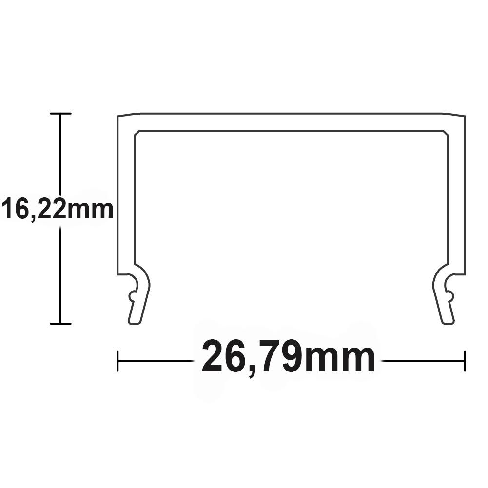 Abdeckung COVER11 opal 200cm für SURF24(FLAT)/DIVE24(FLAT)