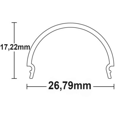 Abdeckung COVER13 opal 200cm für SURF24(FLAT)/DIVE24(FLAT)