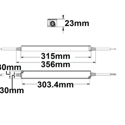 LED Trafo 24V/DC, 0-150W, IP65, slim