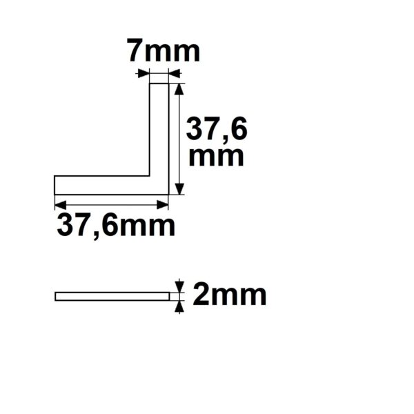 Eckverbinder für Profil CORNER12, CEILING21, 90°, 4er Set
