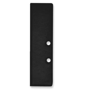 Endkappe EC94 Aluminium schwarz RAL 9005 für Profil HIDE BOTTOM inkl. Schrauben