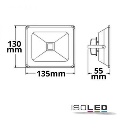 LED Fluter Pad 100W, weiß, weißdynamisch, 100cm Kabel