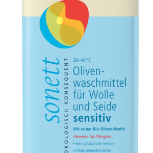 Olivenwaschmittel für Wolle und Seide sensitiv 20-40°C - 1L