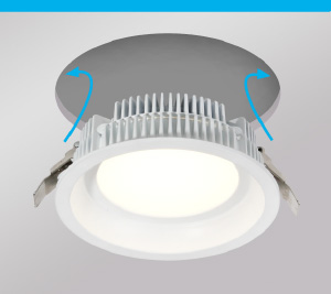 LED Downlights runder Lochausschnitt