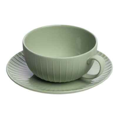 Tasse & Untertasse VINTAGE 250 ml green