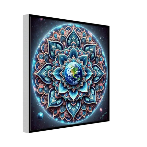 Mandala auf Leinwand