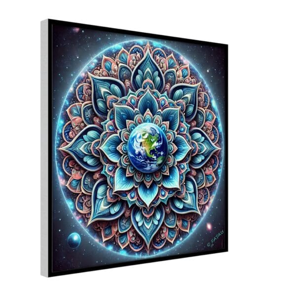 Mandala auf Leinwand