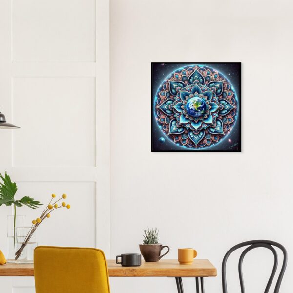 Mandala auf Leinwand