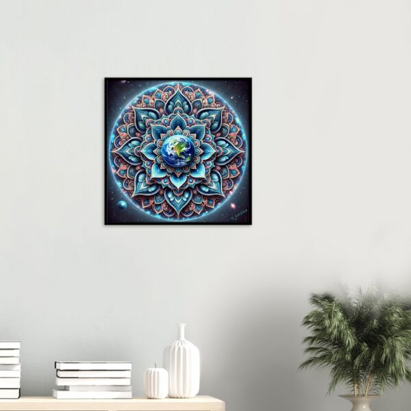 Mandala auf Leinwand