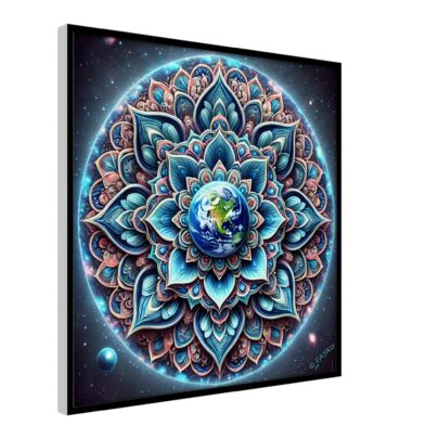 Mandala auf Leinwand