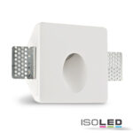 Gips Wand-Einbauleuchte, für G4/MR11 Spots, kleine Bauform