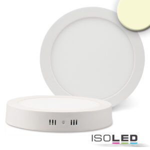 LED Deckenleuchte weiß, 18W, rund, DN220, warmweiß