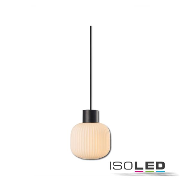 Pendelleuchte, white Glas, rund, E27, 50-300cm, exkl. Leuchtmittel, exkl. Baldachin