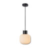 Pendelleuchte, white Glas, rund, E27, 50-300cm, exkl. Leuchtmittel, exkl. Baldachin