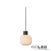 Pendelleuchte, white Glas, rund, E27, 50-300cm, exkl. Leuchtmittel, exkl. Baldachin