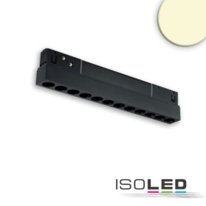Track48 Rasterleuchte 22cm schwarz, 12W, 36°, UGR<19, 48V DC, 3000K, CRI90