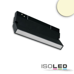 Track48 Linear-Schienen-Strahler 22cm schwarz, 12W, 120°, UGR<19, 48V DC, 3000K, CRI90