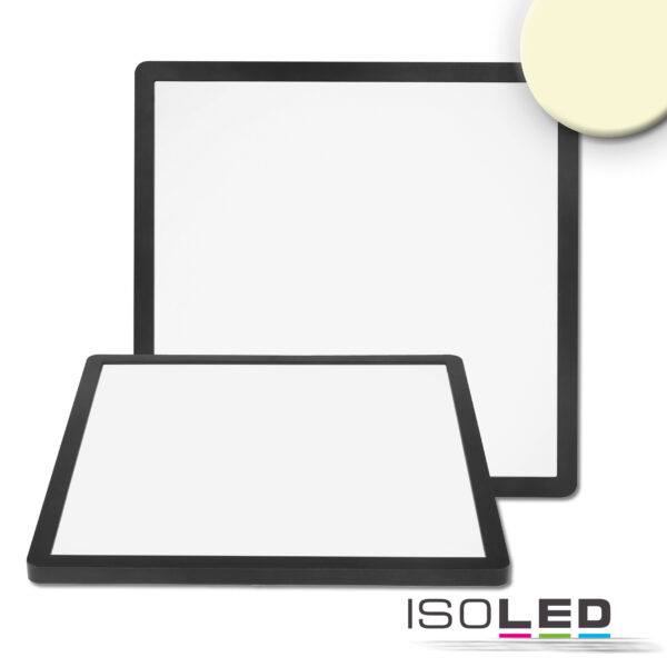 LED Deckenleuchte Slim300 Up&Down, schwarz, 18W, eckig, 300x300mm, warmweiß