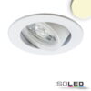 LED Einbauleuchte Slim68 Alu weiß, rund, 9W, warmweiß, DALI dimmbar