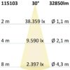 LED Fluter HEQ 240W, 30°, 5700K, IP66