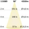 LED Street Light GR30, 4000K, IP66, mit Aufnahme für Ausleger DN45