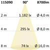 LED Street Light GR60, 4000K, IP66, mit Aufnahme für Ausleger DN45