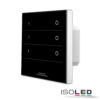 Sys-Pro Single Color 3 Zonen Einbau-Touch-Fernbedienung + DMX Output, schwarz, 230V