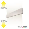LED Wandleuchte Linear Up&Down 600, 610mm, 25W, IP40, weiß, warmweiß