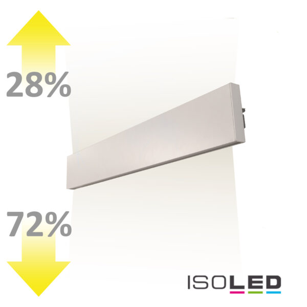 LED Wandleuchte Linear Up&Down 600, 610mm, 25W, IP40, weiß, warmweiß