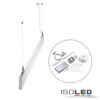 LED Hängeleuchte Linear Up&Down 600, 25W, prismatisch, linear- u. 90° verbindbar, weiß, warmweiß