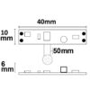 LED Mini-Switch PIR Bewegungssensor mit StandBy-Level, 12-24V DC 3A