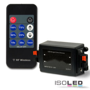 LED Strip Funk PWM-Dimmer, 1 Kanal, 12-24V DC 8A, Nachlaufsteuerung