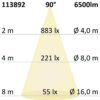 LED Hängeleuchte Raster Up&Down, 30W+30W, anreihbar, UGR<6, silber, 4000K, 1-10V dimmbar