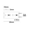 LED CRI930 Linear10 Flexband, 24V DC, 10W, IP20, 3000K, 5m Rolle, 240 LED/m