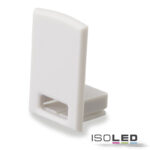 Endkappe EC17 für SURF12 RAIL inkl. COVER4, mit Kabelausgang, PVC, grauweiß