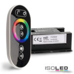 Wireless Touch RGB PWM-Dimmer mit Funk-Fernbedienung Flat, 12-24V DC 3x6A
