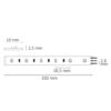 LED SIL830/860 CCT Flexband, 24V DC, 5W ww + 5W kw, IP20, 5m Rolle, 120 LED/m