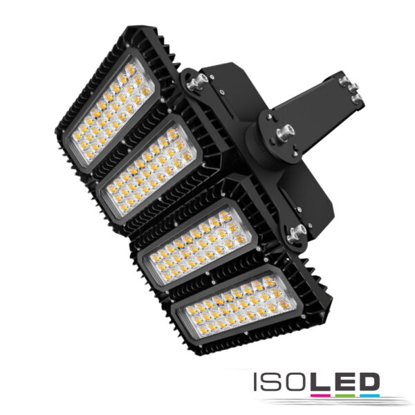 LED Flutlichtanlage 450W, 130x40°, 2 Module (Lichtpunkte), 1-10V dimmbar, 4000K, IP66