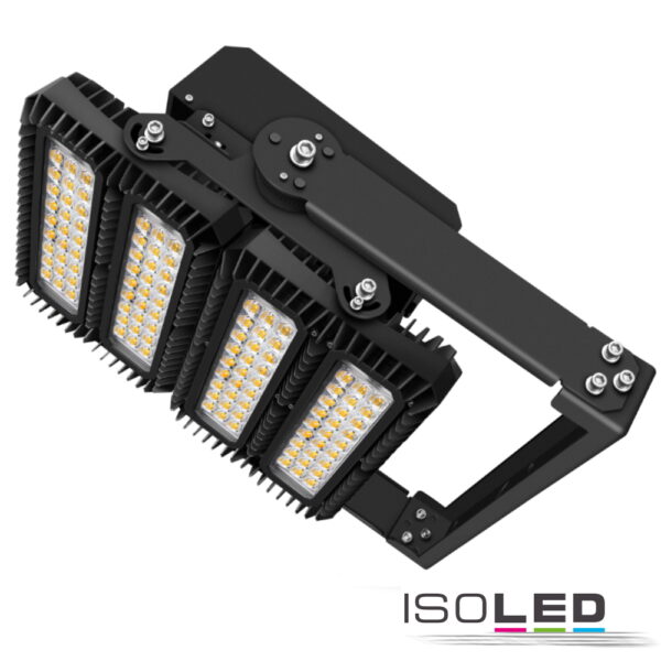 LED Flutlichtanlage 450W, 130x40°, 2 Module (Lichtpunkte), 1-10V dimmbar, 4000K, IP66