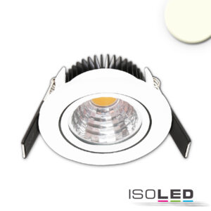 LED Einbauleuchte 68 MiniAMP weiß 5W, 24V DC, 3000K, dimmbar