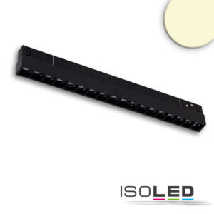 Track48 Leuchte 32cm schwarz, 18W, 36°, UGR<19, 48V DC, 3000K, CRI90, Line+, DALI dimmbar