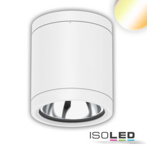 LED Deckenaufbaustrahler IP65, weiß, 10W, ColorSwitch 3000|4000|5000K, dimmbar