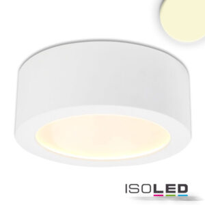 LED Aufbauleuchte LUNA 15W, weiß, rund, DN146, indirektes Licht, warmweiß