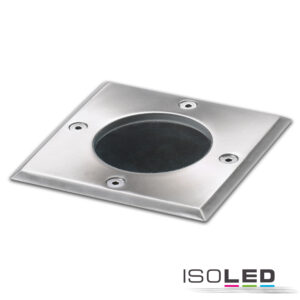 Bodeneinbaustrahler für GU10, eckig, IP67, exkl. Leuchtmittel