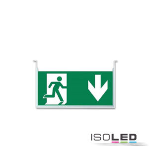 Vertikales Schild für LED Notlicht/Fluchtwegleuchte UNI4/UNI7